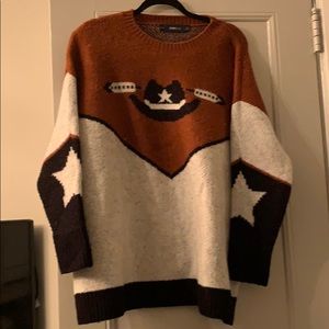 Zara cowboy sweater